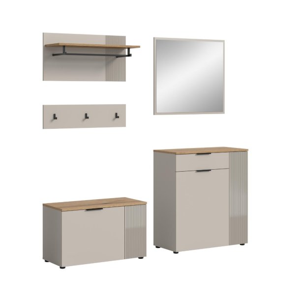 Slide Garderobenm�bel Set S4 Kaschmir Dekor.