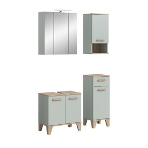 Star Badm�belset inkl. Beleuchtung 109 cm hellgr�n.