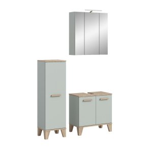 Star Badm�belset inkl. Beleuchtung 109 cm hellgr�n.