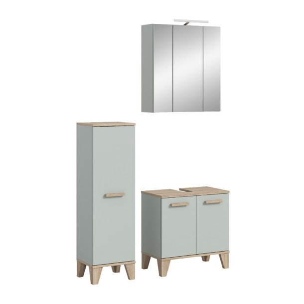 Star Badm�belset inkl. Beleuchtung 109 cm hellgr�n.