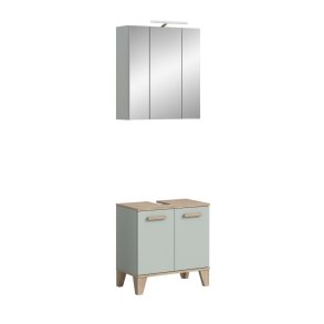 Star badrumsm�bler inkl. ljus 60 cm ljusgr�n.