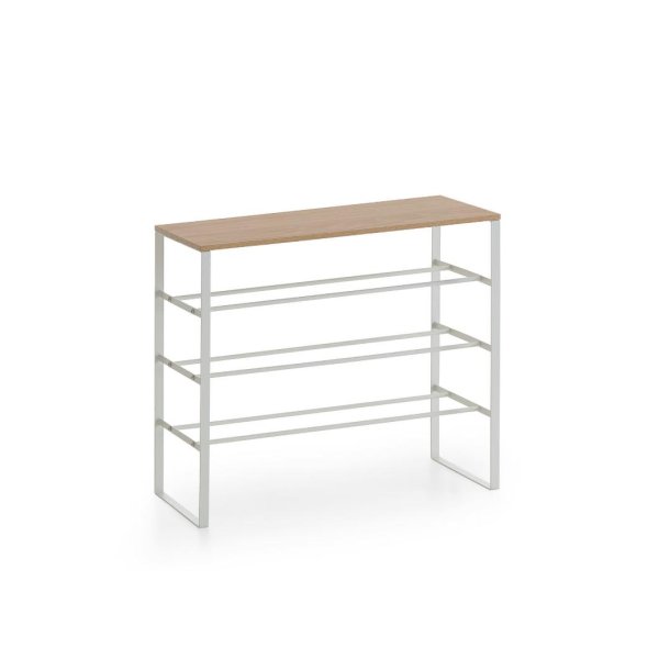 Karin skoskab 4 hylder hvid.