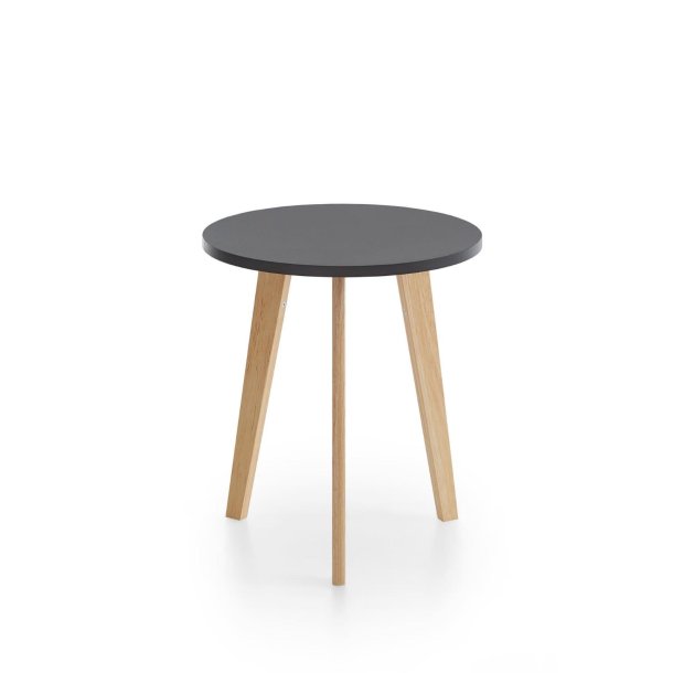 Karin Couchtisch Beistelltisch Kiefer Dekor, schwarz.