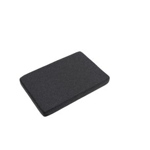 Betty Kissen für Bank 50x33cm grau.