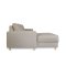 Nordic sofa med sjeselong venstrevent lyse beige.