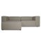 Heaven sofa med chaiselong hjre, venstrevendt gr sand.