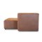 Heaven sofa med chaiselong hjre, venstrevendt cognac farvet lder.