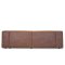 Heaven sofa med chaiselong hjre, venstrevendt cognac farvet lder.