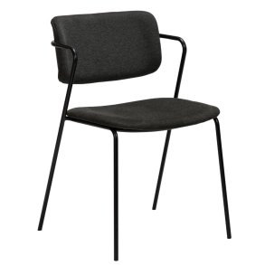 Zed Dan-Form matstol med armstöd svart.