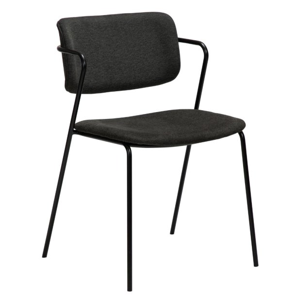 Zed Dan-Form matstol med armstöd svart.