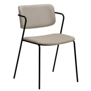 Zed Dan-Form matstol med armstöd sandfärgad gr.