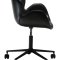 Gaia Dan-Form kontorstol med armln PU kunstlder sort.