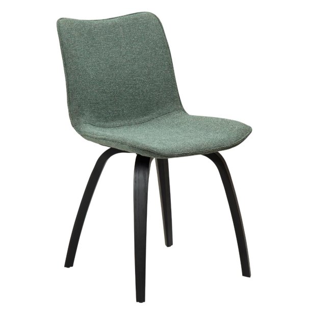 Glee Dan-Form matstol bouclé grönaktig.