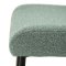 Glam Dan-Form matstol bouclé grönaktig.