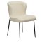 Glam Dan-Form matstol bouclé beige.