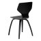 S.I.T Dan-Form Esszimmerstuhl Eiche schwarz.