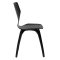 S.I.T Dan-Form Esszimmerstuhl Eiche schwarz.