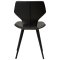 S.I.T Dan-Form spisestuestol PU kunstlder sort.