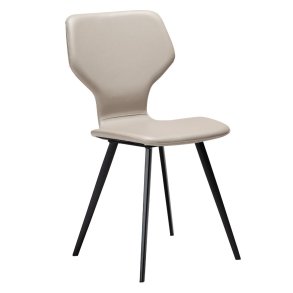 S.I.T Dan-Form spisestuestol PU kunstlder lysegr.