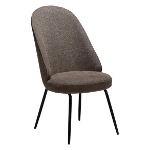 Utopia Dan-Form matstol bouclé brun.