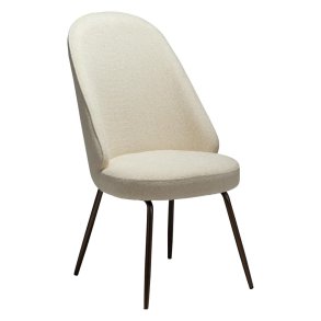 Utopia Dan-Form matstol bouclé offwhite.