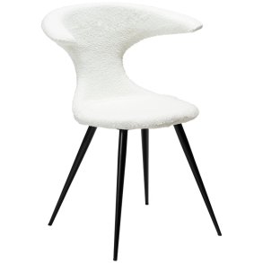 Flair Dan-Form matstol bouclé vit.