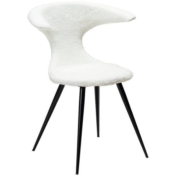 Flair Dan-Form matstol bouclé vit.