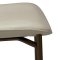 Ohmy Dan-Form Esszimmerstuhl PU-Kunstleder offwhite.