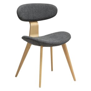 Buckle Dan-Form matstol bouclé mörkgr.