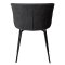 Eden Dan-Form matstol bouclé svart.