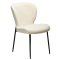 Glory Dan-Form matstol bouclé beige.