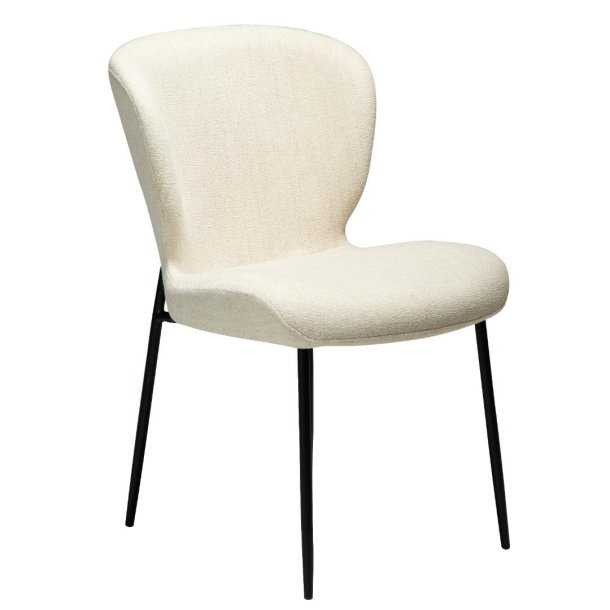 Glory Dan-Form matstol bouclé beige.