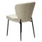 Glory Dan-Form matstol bouclé beige.
