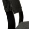 Loop Dan-Form krzesło stołowe czarny.