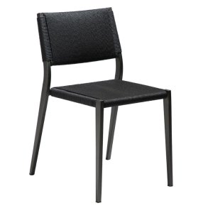 Loop Dan-Form spisestuestol sort.