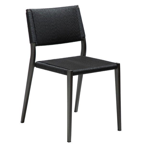 Loop Dan-Form spisestuestol sort.