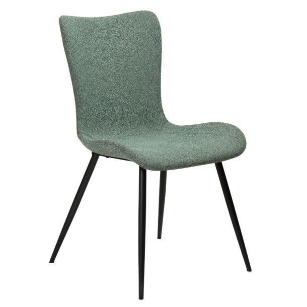 Medusa Dan-Form matstol bouclé grönaktig.