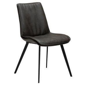 Fierce Dan-Form spisestuestol PU kunstlder grlig.