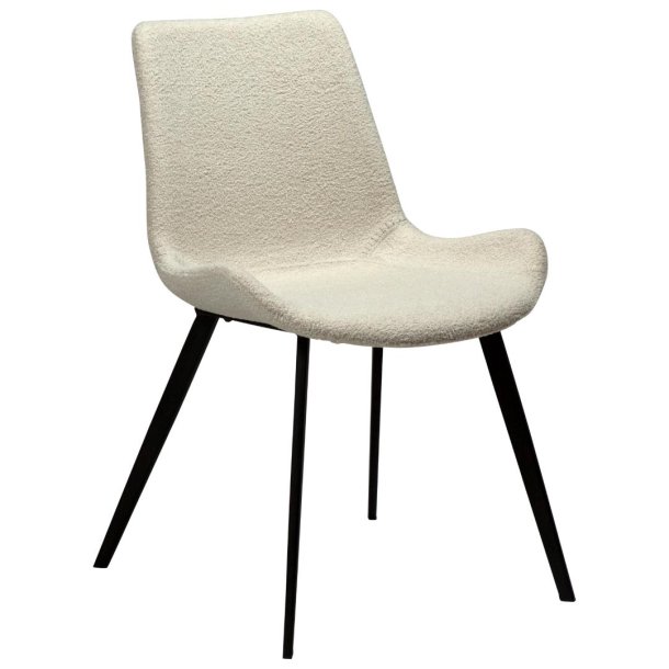 Hype Dan-Form matstol bouclé vit.