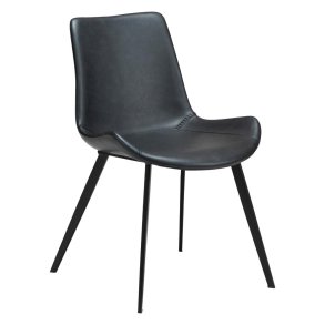 Hype Dan-Form spisestuestoler PU kunstlr svart.