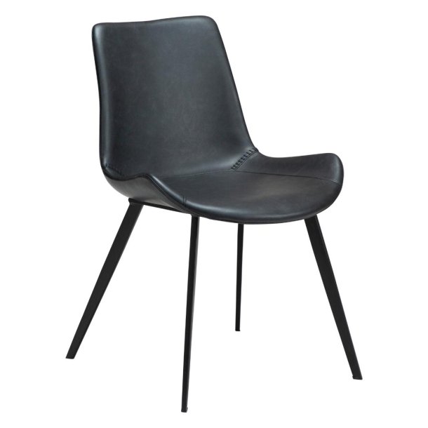 Hype Dan-Form spisestuestoler PU kunstlr svart.