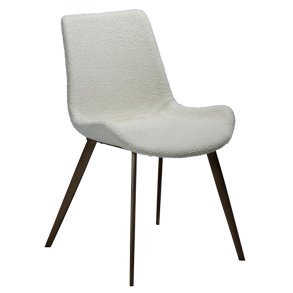 Hype Dan-Form matstol bouclé vit.