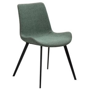 Hype Dan-Form matstol bouclé grönaktig.