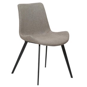 Hype Dan-Form matstol bouclé ljusbrun.