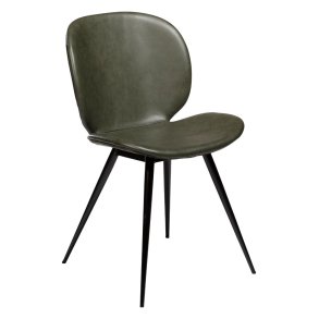 Cloud Dan-Form spisestuestol PU kunstlder grnlig.