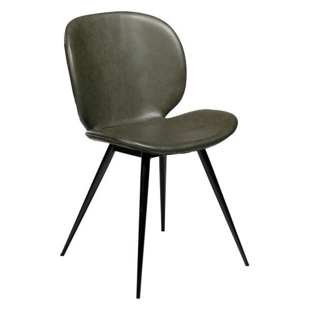 Cloud Dan-Form spisestuestol PU kunstlder grnlig.