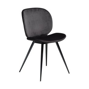 Cloud Dan-Form matstol velour svart.