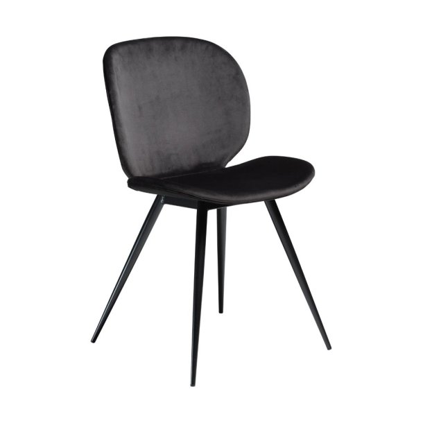 Cloud Dan-Form matstol velour svart.