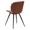 Cloud Dan-Form spisestuestol PU kunstlder cognac farvet.