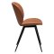 Cloud Dan-Form spisestuestol PU kunstlder cognac farvet.
